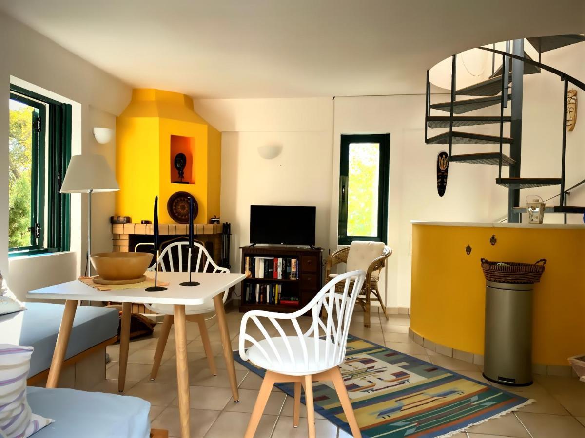 Steinturm Mit Dach-Terrasse Zwischen Fluss, Meer Und Gebirge- Spiti Pirgos Paralia Sergoulas 외부 사진